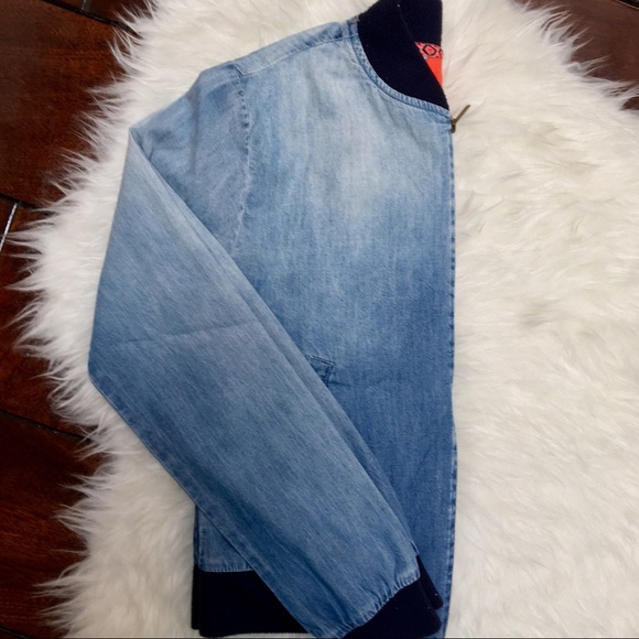 Chelsea and Violet Bomber Jean Jacket - Picture 4 of 8